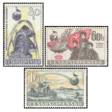 10. výročí Vítězného února 1948 - čistá - č. 982-984