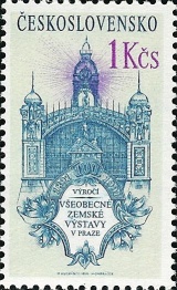 100. výročí Všeobecné zemské výstavy v Praze - čistá - č. 2977