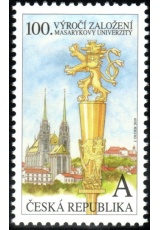 100. výročí založení Masarykovy univerzity - č. 1018 - za nominál