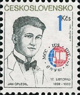 50. výročí 17. listopadu - Jan Opletal - čistá - č. 2916
