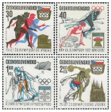75. výročí ČSOV, OH 1972 - čistá - č. 1933-1936