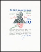 80. narozeniny generála L. Svobody - čistý - aršík - A2175B - nezoubkovaný