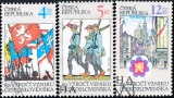 80. výročí vzniku ČSR - razítkovaná - č. 195-197