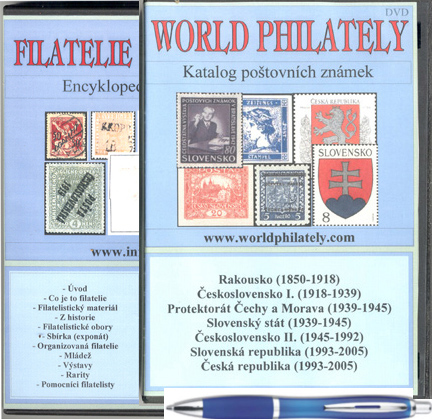 SLEVA: DVD World Philately 2007, Encyklopedie filatelie, propiska