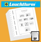 Albové listy Leuchtturm - Velká Británie 1902-1951 - zasklené - 33 listů