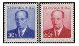 Antonín Zápotocký - čistá - č. 736-737