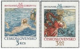 Bratislavské gobelíny 1975 - čistá - č. 2147-2148