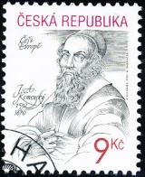 Češi Evropě - J. Á. Komenský - razítkovaná - č. 284