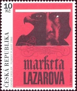 Český filmový plakát - Markéta Lazarová - 10 Kč - č. 700 za nominál