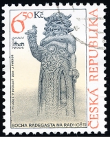 Evropská výstava Brno 2005 - socha Radegasta na Radhošti - razítkovaná - č. 403