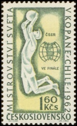 Finále MS v kopané - Chile 1962 - čistá - č. 1258