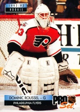 Hokejové karty Pro Set 1992-93 - Dominic Roussel - 235 - Rookie