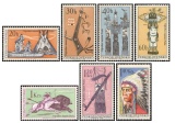 Indiáni Severní Ameriky - čistá - č. 1535-1541