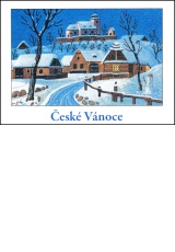 Josef Lada - Vánoce - pohlednice - Tichá noc 1951