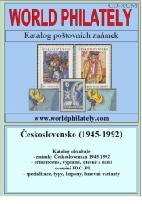 Katalog poštovních známek - Československo (1945-1992) - World Philately 2016 na CD-ROM médiu