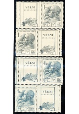 KL458-459 a KP458-459 - čistý - 10. výročí úmrtí T. G. Masaryka