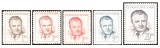 Klement Gottwald - čistá - č. 485-489