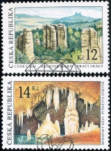 Krásy naší vlasti - razítkovaná - č. 356-357
