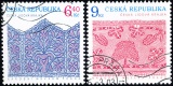 Lidová tvorba - krajky - razítkovaná - č. 352-353