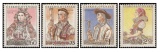 Lidové kroje I. - čistá - č. 840-843
