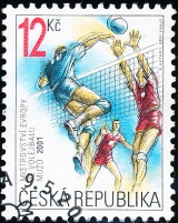 ME ve volejbale mužů v Ostravě - razítkovaná - č. 291