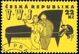 Osobnosti Osvobozeného divadla - razítkovaná - č. 87