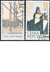 Palác Stoclet v Bruselu - č. 509-510 - razítkovaná