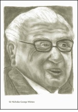Pohled na postcrossing - Sir Nicholas Winton - P-KM-045