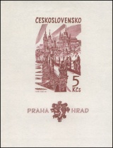 Pražský hrad - čistý - aršík - č. A1393