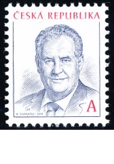 Prezident republiky Miloš Zeman - č. 977 - za nominál