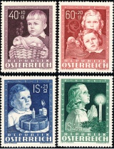 Rakousko - čistá - č. 929-932