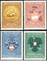 Rakousko - čistá - č. 937-940