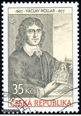 Světový grafik Václav Hollar (1607-1677) - č. 520 - razítkovaná