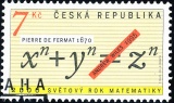 Světový rok matematiky - razítkovaná - č. 260