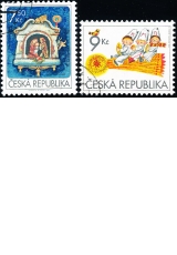Vánoce - č. 455-456 - razítkovaná