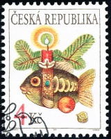 Vánoce - razítkovaná - č. 165