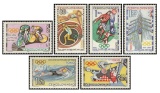 XVIII. letní OH Tokio 1964 - čistá - č. 1394-1399