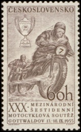 XXX. mezinárodní šestidenní motocyklová soutěž - čistá - č. 852