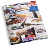 Zásobník na známky STAMP S16 - formát A4 - s 16 černými stranami - STAMPS 4/8 - 328 485