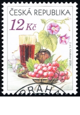 Zátiší s vínem - č. 467 - razítkovaná