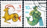 Znamení zvěrokruhu - razítkovaná - č. 200-201