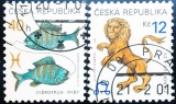 Znamení zvěrokruhu - razítkovaná - č. 282-283