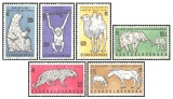 Zvířata našich zoologických zahrad - čistá - č. 1247-1252