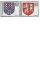 Znaky československých měst - čistá - č. 2134-2135