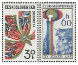 XV. sjezd KSČ - čistá - č. 2194-2195