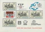 Mezinárodní výstava poštovních známek WIPA 1981 - čistý - aršík - č. A2489
