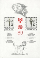 BIB 1989 - čistý - aršík - č. A2908