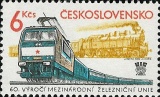 60. výročí Mezinárodní železniční unie - čistá - č. 2530