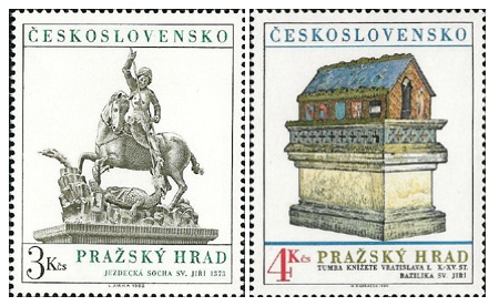Pražský hrad 1982 - čistá - č. 2549-2550