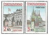 Pražský hrad 1985 - čistá - č. 2717-2718